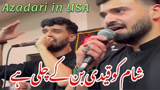 Noha Sham ko qaidi ban ke chali hn  Ali jee and Ali Shanawar whatsappstatus azadari [upl. by Cleland891]