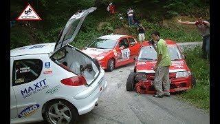 Crash amp Show Rallye Montagne Noire 2004 Remember Passats de canto [upl. by Ilse]