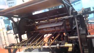 Koening amp Bauer Old Lithographic printing press [upl. by Leopoldeen]