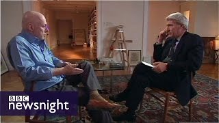 Paxman interviews Christopher Hitchens  Newsnight archives 2010 [upl. by Race]