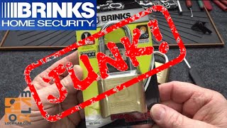 1005 Brinks ProMax Combination Padlock Hacked JUNK [upl. by Nnairet]