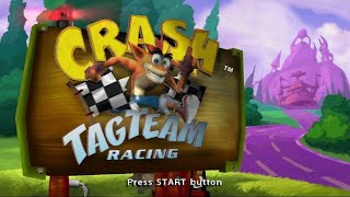 AO VIVO PS2 Zerando Crash Tag Team Racing [upl. by Nylegna]