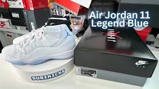 Air Jordan 11 Legend Blue Shock Drop Cop [upl. by Nahrut368]