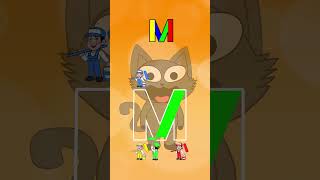 Painting M Word by Catnap coloring match puzzle game 5 Simon reaction coloring game paint [upl. by Diraf474]