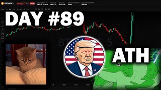 BITCOIN ALL TIME HIGH AS TRUMP WINS US ELECTIONS [upl. by Atcliffe]