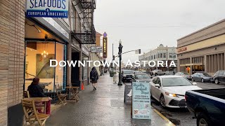 Cozy Fall Walk Downtown Astoria Oregon Coast [upl. by Jaymee]