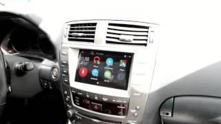 GROM Audio VLINE Lexus Toyota Android Infotainment system upgrade GPS Voice control Music apps Video [upl. by Damal]