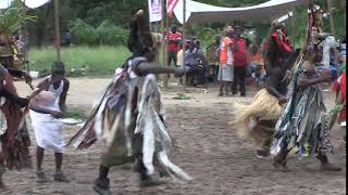 Grebo Cavalla Township Traditional War Dance in Liberia0601 [upl. by Llekim]