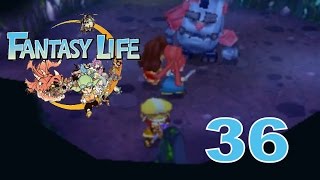 Fantasy Life Lets Play Walkthrough 36  Nautilus Cave And Rocksalt Golem [upl. by Hsizan]