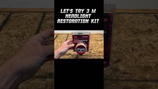 3M headlight restoration kit put to the test 3m headlightrestoration diy automobile [upl. by Firahs]