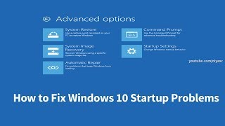 How to Fix Windows 10 Startup Problems 4 Ways [upl. by Alehs]