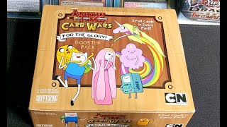 Adventure Time Card Wars For The Glory Booster Box opening and GIVEAWAY [upl. by Nananne]