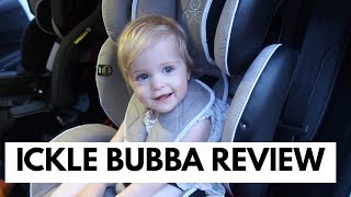 ICKLE BUBBA CAR SEAT REVIEW SOLAR GROUP 123 AD [upl. by Bromleigh]