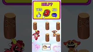 Please help Smiling Critters pass the IQ test level 999 part 2 shorts poppyplaytime [upl. by Berkin]