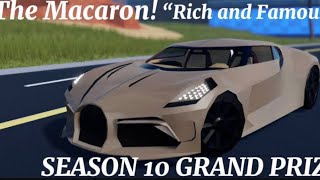 Reviewing the Roblox Jailbreak Macaron SEASON 10 L10 GRAND PRIZE [upl. by Darryl531]