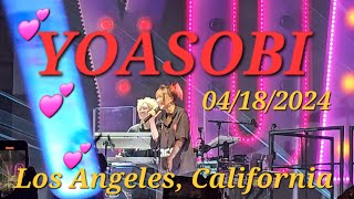 【LIVE 】YOASOBI💫Los Angeles CA 04182024 [upl. by Lusar]