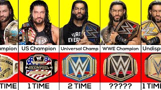 Roman Reigns All Championship Wins in WWE [upl. by Dranoel973]