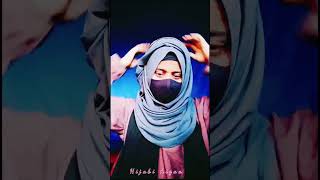 Chiffon hijab tutorial ✨short shorts [upl. by Ansaev402]