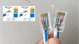 Crossover cable  Make Ethernet RJ45  NETVN [upl. by Natala84]