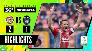 Cremonese vs Pisa 21  La Cremo vince con la firma dei suoi bomber  HIGHLIGHTS SERIE BKT 20232024 [upl. by Iharas]