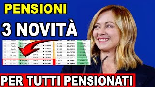 Pensioni Aumenti Garantiti per Novembre Dicembre e Gennaio Scopri le Novità 💰✅ [upl. by Dnarud]