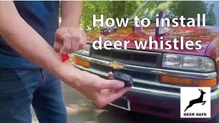 How to install deer whistles on your car  A stepbystep guide [upl. by Hobbie]