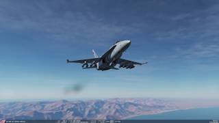 DCS Taking out eight targets in one Pass with the ANAAQ 28 LITENING Pod [upl. by Rahmann]