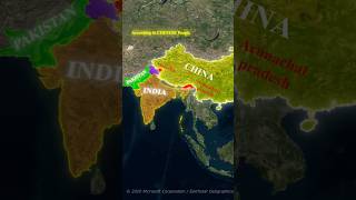 Whats the actual map of India shorts india [upl. by Ecenahs13]