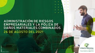 Administración de riesgos empresariales y póliza de daños materiales combinados [upl. by Billie]