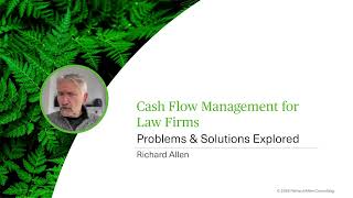 Cash Flow Management for Law Firms  Problems amp Solutions Explored  Webinar [upl. by Elenore]