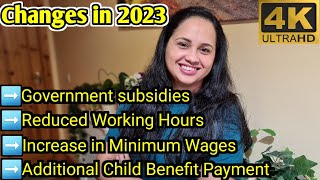 Ireland Changes in 2023 Working Hours Minimum Wage Subsidies Childcare BenefitsMalayalam Vlog [upl. by Faber260]