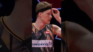 Lightningfast reactions from Anders Antonsen shorts badminton BWF [upl. by Drofnas]