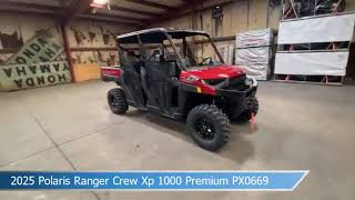 2025 Polaris Ranger Crew Xp 1000 Premium PX0669 [upl. by Karlise]