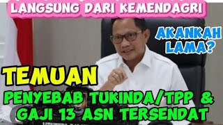 PANTAS TERSENDAT TEMUAN KEMENDAGRI PENYEBAB TERSENDAT PENCAIRAN TPP amp GAJI 13 ASN DAERAH [upl. by Nerissa]