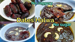 சூப்பரான பேரீச்சம் பழம் அல்வா  Dates Halwa recipe in tamil  No sugar halwa [upl. by Enowtna]