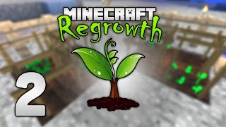 Modded Minecraft Regrowth HQM  2  Becoming one with nature [upl. by Mya]