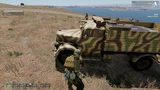 Arma 3 Overthrow WW2 Battle for Abdera pt1 [upl. by Ennayt479]