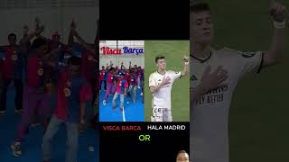 Barcelona Fans vs Real Madrid Fans football edit barcelona madrid mbappe [upl. by Maggie]