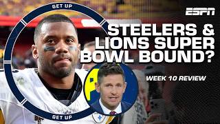 NOT SOLD on Steelers as Super Bowl contenders  Is Detroit the BEST TEAM IN FOOTBALL  Get Up [upl. by Rube]