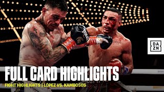 FULL CARD HIGHLIGHTS  Teófimo López vs George Kambosos Jr [upl. by Yremogtnom]