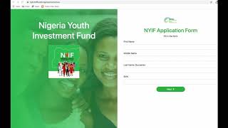 Nigeria Youth Investment Fund website NOW OPEN [upl. by Buhler]