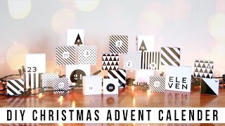 Easy DIY Christmas Advent Calendar  PRINTABLE  shadesofpale [upl. by Mclain]