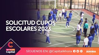 Vencimiento de plazo para solicitar cupo escolar en colegios para el 2023 [upl. by Nyroc]