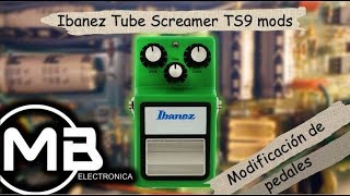 Ibanez tube screamer ts9 mods [upl. by Nahtanha251]