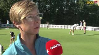 ISPS Handa Ladies European Masters Interview AnnKathrin Lindner [upl. by Tiffani]