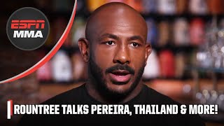 Khalil Rountree previews UFC 307 vs Alex Pereira opens up about failed drug test amp more  ESPN MMA [upl. by Aiahc]