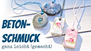 Betonschmuck mal anders [upl. by Dnomso]