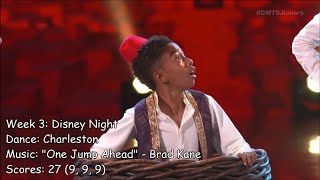 Miles Brown  All Dancing With The Stars Juniors Performances [upl. by Line448]