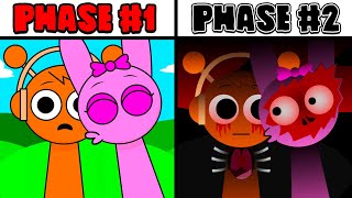 All Reactions and Phase In Incredibox Sprunki Sinner Edition Phase 1 VS Phase 2 Oren x Pinki Kiss [upl. by Liggett254]