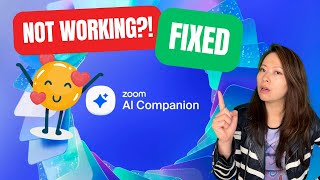 Zoom AI Companion NOT showing up Heres how to fix it zoom zoomai [upl. by Vinita]